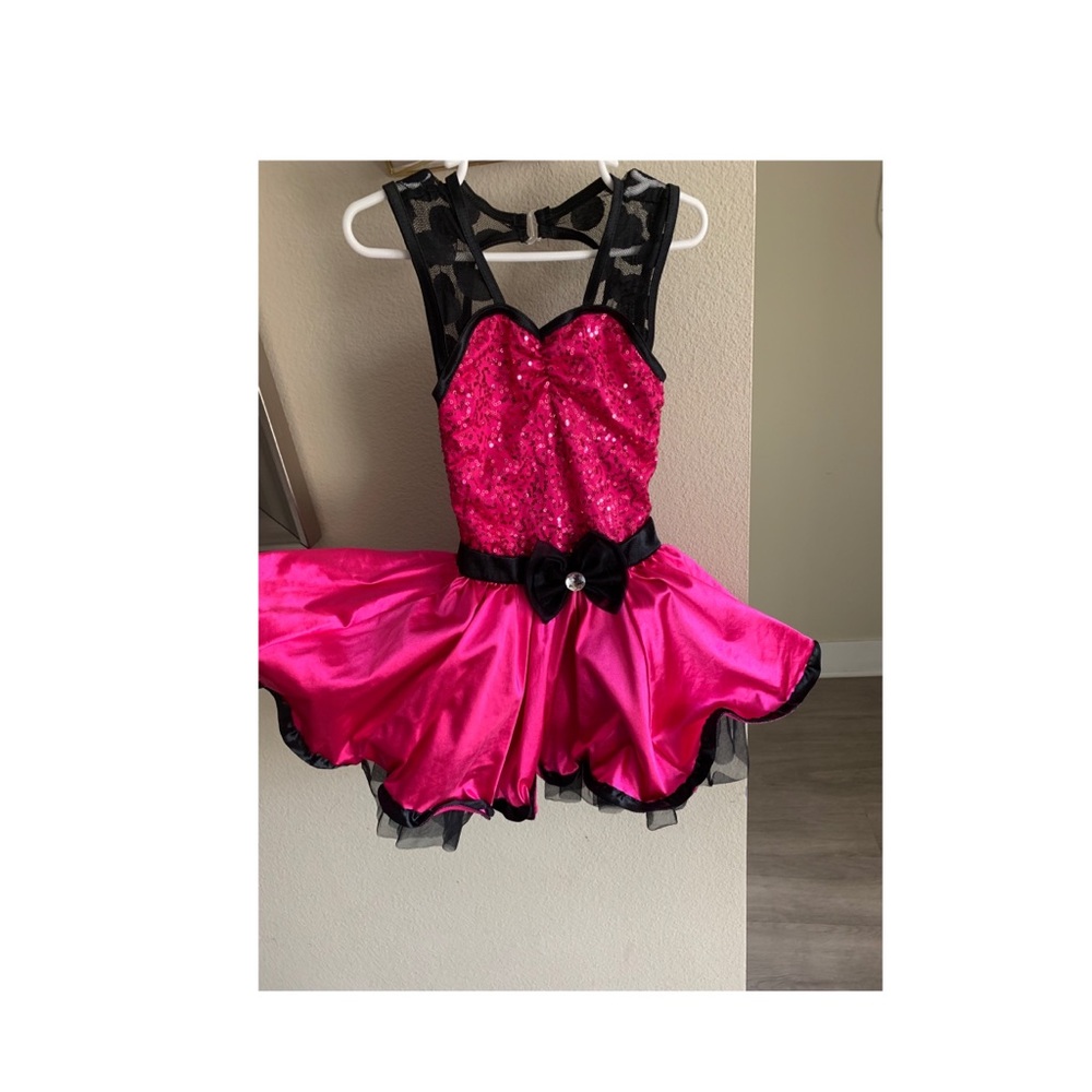Sparkling Hot Pink Sequence Dress